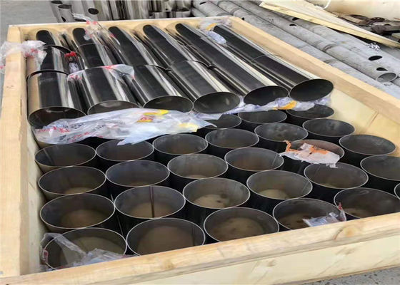 NDT ASTM A240 OD100 ब्राइट हैंड्रिल sS304 स्टेनलेस स्टील पाइप